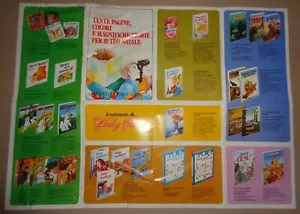 LOCANDINA PUBBLICITARIA NATALE 1982 GRUPPO FABBRI EDITORI 1982 CANDY CANDY - Foto 1 di 2