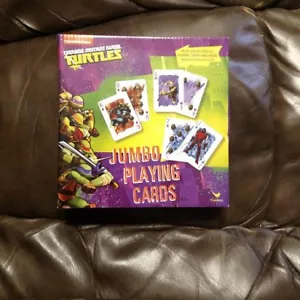 BRAND NEW Deck of Jumbo Playing Cards Nickelodeon Teenage Mutant Ninja Turtles - Picture 1 of 1