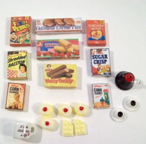Miniature Dollhouse Food Lot, Little Debbie, Express Cups, Cupcakes, 1:12 Scale - Picture 1 of 8