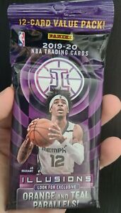 2019-20 Panini Illusions Basketball Cards Value Fat Cello Pack *SEALED* ZION JA?