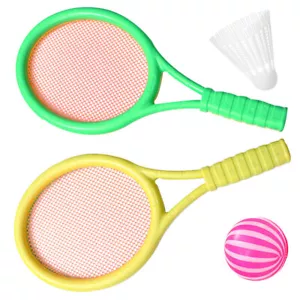 2 Pcs Children Tennis Racket Set with 2 Balls for Outdoor Fun and Exercise - Picture 1 of 12