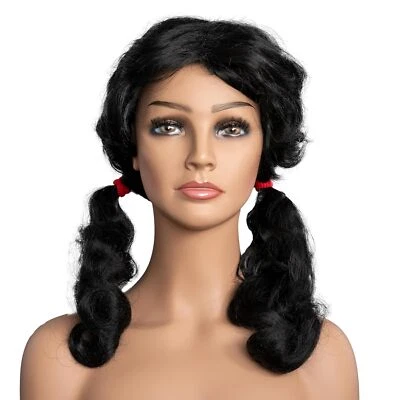 Penny Girl Costume Wig with Long Ponytails Halloween Costume Accessory Cosplay  - Image 1 of 4