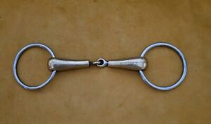 loose ring double jointed 5" Snaffle bit 