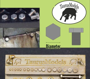 Taurus Hexagonal Nuts Set #Diameters: 0.3-1.6mm (95pcs) - Picture 1 of 1