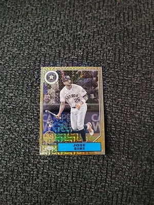 2022 Topps Chrome Baseball Jose Siri Rookie #T87C2-86 Mojo - SC4403 - Image 1 of 2