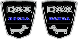 CT70 DAX DOG Frame Side Decals, BLUE Honda más pequeño para Icebear Champion - Imagen 1 de 2