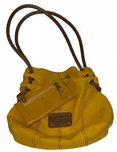 Borsa a tracolla Relic Ella senape borchie tracolla intrecciata portafoglio Y2K - Foto 1 di 14