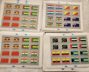 UN- 80 MINT FLAG SHEETS 15c-22c AND 60+ FLAG FIRST DAY COVERS - Picture 1 of 3
