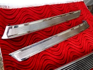 pr. ,C PILLAR TRIM MOLDINGS 1960 FORD THUNDERBIRD super nice used w/o pitting - Picture 1 of 1