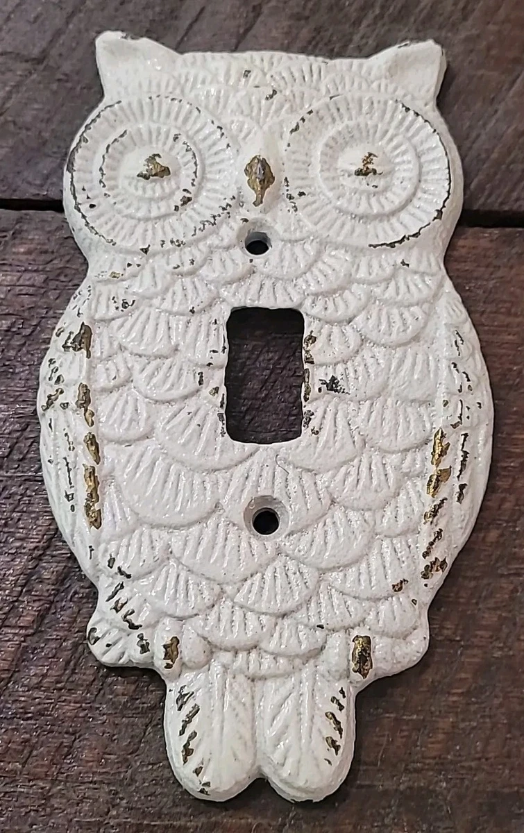 Retro Owls Light Switch Plate Cover - 1-Gang Toggle Switch Decorative Wall Plate