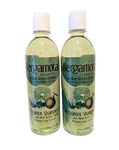2 PACK! Shampoo de Bergamota 500ml - Bergamot Shampoo Strong Hair Regrowth - Picture 1 of 2