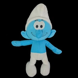 The Smurfs Peyo Stuffed Plush Toy 2010 Blue & White Nanco 13" Tall - Picture 1 of 9