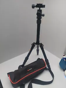 MeFOTO BackPacker A0350 Travel Tripod Aluminum with Q0 Ball Head; Includes Case - Picture 1 of 7