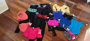 (14) Piece Lot Dance clothes Ballet Leotard Leggings Sports bra Adult Small NEW - Picture 1 of 5