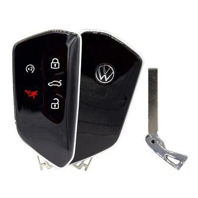 Oem 2022-2025 VW Volkswagen Golf R Smart Key Fob Remote Prox Start Uncut Blade - Image 1 of 3