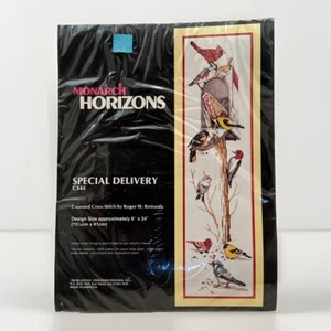 Monarch Horizons Counted Cross Stitch Kit Special Delivery CS44 Birds Mailbox - Bild 1 von 6