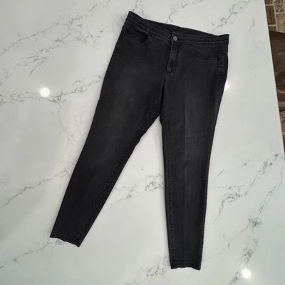 J Jill Brand Skinny Jeans Womens 27 Washed Black Gray Stretch High Rise Ankle - Image 1 of 4