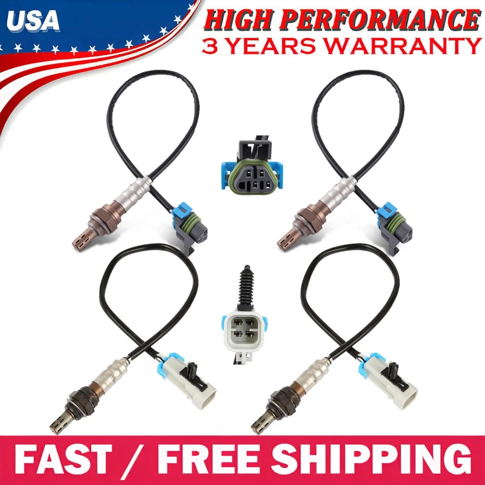Juego de 4 sensores de oxígeno aguas arriba+aguas abajo para GMC Acadia Saturn Outlook 2007 2008 3,6 L Foto 1 de 4