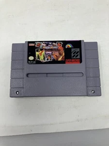Carro auténtico WWF Super WrestleMania (Nintendo SNES) solo probado funcionando - Imagen 1 de 3