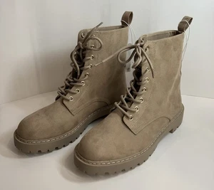 Botas estilo combate H&M de gamuza sintética con cordones para mujer talla 9,5 - Imagen 1 de 15