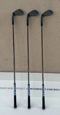 🔥 Brand New Mizuno Pro Wedges Set (52° DS, 56° M, 60°) – Still in Plastic! 🔥 - Image 1 of 4