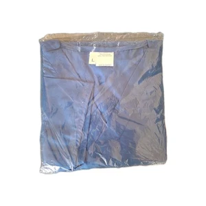 Large Blue Scrub Top 35% Cotton 65% Polyester - Picture 1 of 1