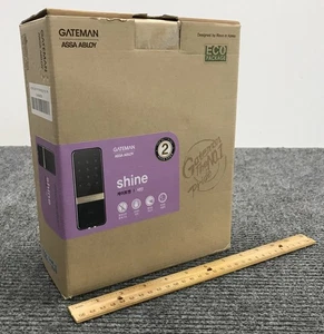 Assa Abloy GATEMAN Glanz schlüsselloses Schloss für Glastüren - offener Kasten - - Bild 1 von 3