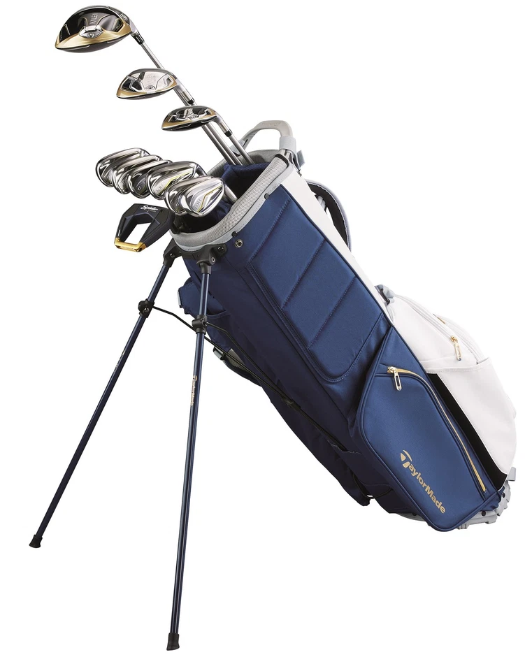Women TaylorMade Kalea Gold Stand Complete Set Club Set Ladies Graphite New - Image 1 of 4