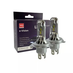 HQ Automotive e-Vision H4 Headlight Bulbs for VW up! Hatchback 2011-onwards - Picture 1 of 3