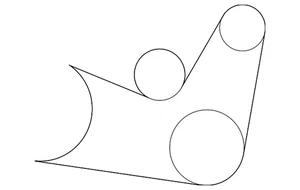 Genuine Mazda Serpentine Belt PY01-15-909A - Picture 1 of 2