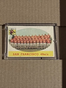 1958 Topps #41 San Francisco 49ers - Foto 1 di 2