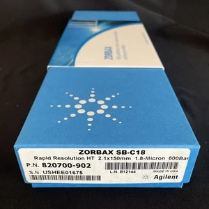 ZORBAX RRHT StableBond C18 Column 2.1 x 150 mm 1.8 µm 600 bar 820700-902 - Picture 1 of 6