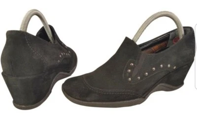 AQUATALIA  MARVIN K WOMAN SHOES BOOTIES  WEDGES BLACK SUEDE SIZE 7  - Image 1 of 4