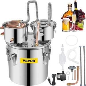 VEVOR 30L Alkohol Destillieranlage Destilliergerät Wein Destille Schnapsbrenn - Bild 1 von 12