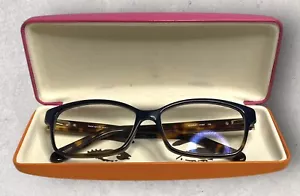 Kate Spade Brillengestell SHARLA 01Q7 Blau & Schildpatt Größe 135 mit Etui Dr - Bild 1 von 12