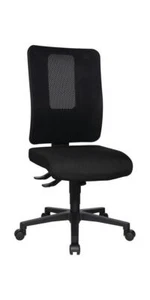 TOPSTAR Bürodrehstuhl mit Synchrontechnik schwarz/schwarz 460-560 mm ohne Arm... - Bild 1 von 4