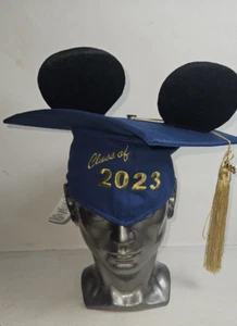 NEW Disney Parks Class of 2023 Graduation Cap Hat Mickey Ear Hat NEW With Tags - Picture 1 of 6
