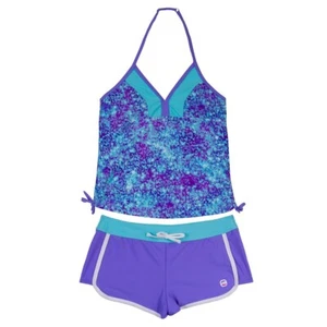 Free Country Girls 2 Piece Swim Suit Ultra Violet - Picture 1 of 1