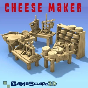 Cheese Maker - Dairy Producer - Kitchen Workshop Terrain - Culinary Models - Picture 1 of 1