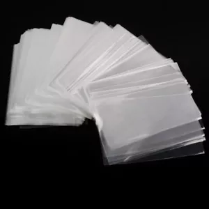 100pcs cellophane bags flat bags plastic bags film bags transparent new - Picture 1 of 4