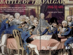 St. Vincent 2004 - Battle Trafalgar - Souvenir Stamp Sheet - Scott #3428 - MNH - Picture 1 of 1