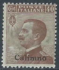 1912 EGEO CALINO EFFIGIE 40 CENT MNH ** - P4-2 - Foto 1 di 1