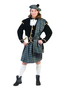 Schottenkostüm Kostüm Schotte Kilt Schotten Rock Schottenrock Komplettkostüm - Bild 1 von 8