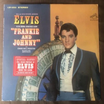SEALED! ELVIS PRESLEY Frankie & Johnny - 1966 1st Press Stereo LP w/ HYPE - MINT - Image 1 of 4