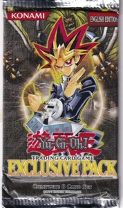 Yu-Gi-Oh -1996-Exclusive Pack Set 8 Carte Confezione Sigillata in Fabbrica-Edizione Inglese - Foto 1 di 4