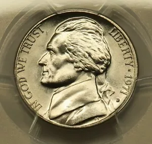 1971 D Jefferson Nickel PCGS MS65FS, Free Shipping - Picture 1 of 4