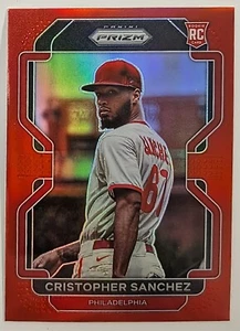 Christopher Sanchez 2022 Panini Prizm True Red #219 Color Match - Picture 1 of 2