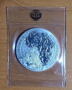 (1) 2019 Rwanda African Wildlife Shoebill BU 1 Oz Silver Coin Sealed Mint Pack - Picture 1 of 4