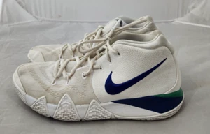 Nike Kyrie IV 4 Seattle Seahawks Shoes Men’s 8.5 White Blue 2018 943806-103 - Picture 1 of 6
