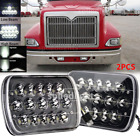 2pcs 7x6inch LED Headlights fit International Harvester 4800 1990-2003 IHC Truck